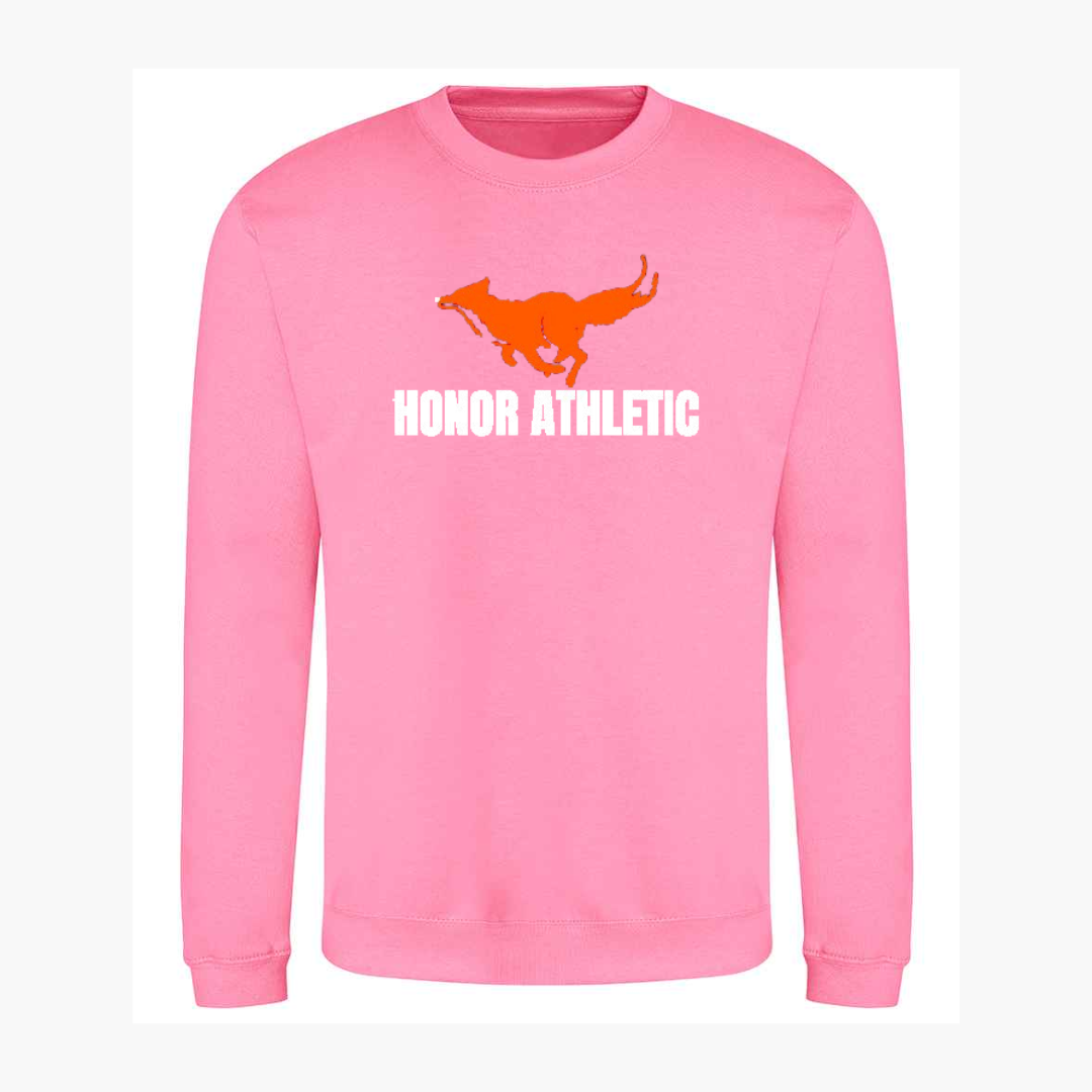 Candy floss pink Fox Power Sweatshirt